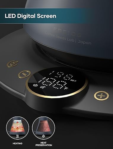 Miniatura 6 de Hervidores eléctricos, hervidor eléctrico de cuello de cisne INTASTING, control de temperatura de 1 , interior de acero inoxidable, calentamiento