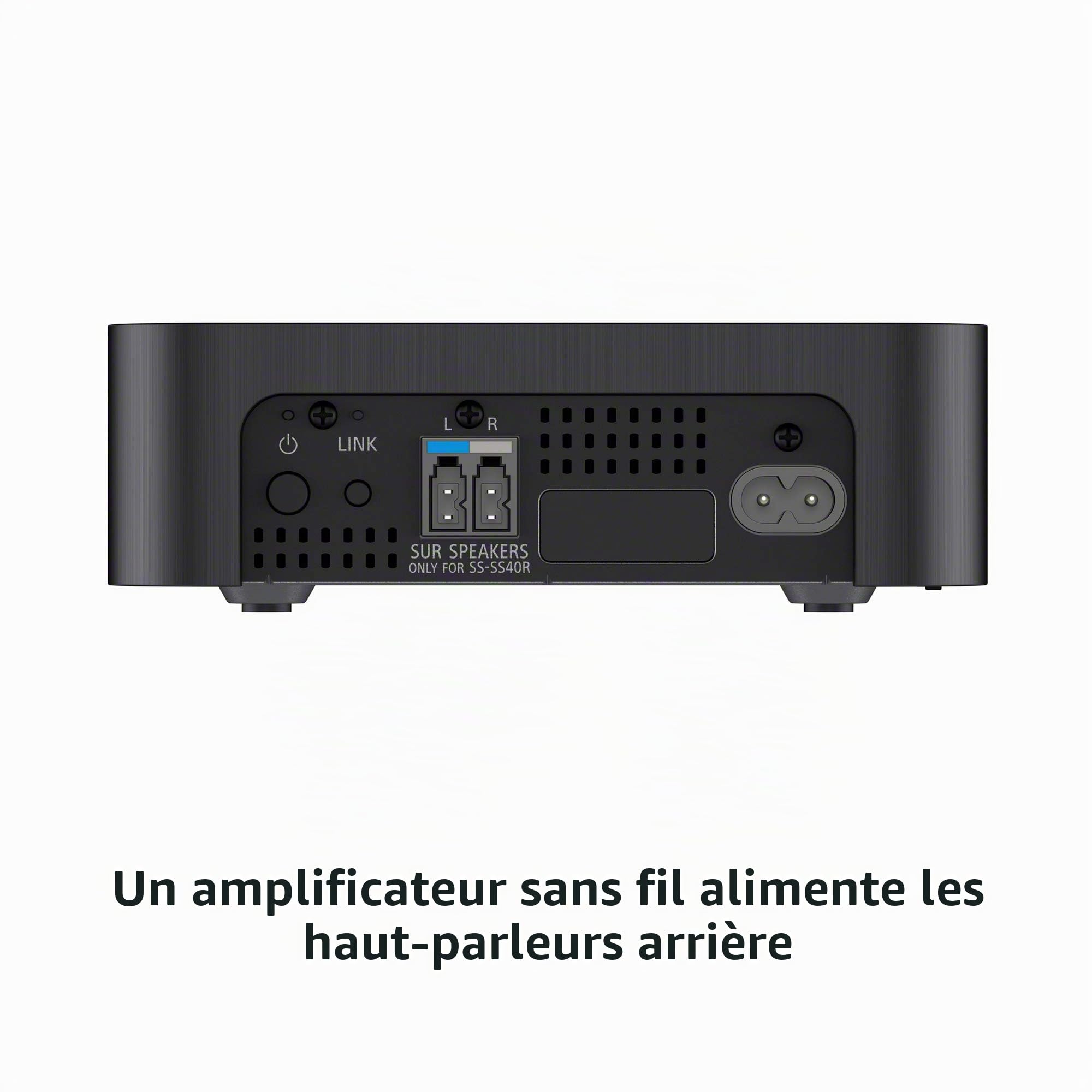 Sony HT-S40R Barre de Son 5.1 canaux 600 W pour TV avec Caisson de Basses et Haut-parleurs arrière sans Fil avec Bluetooth