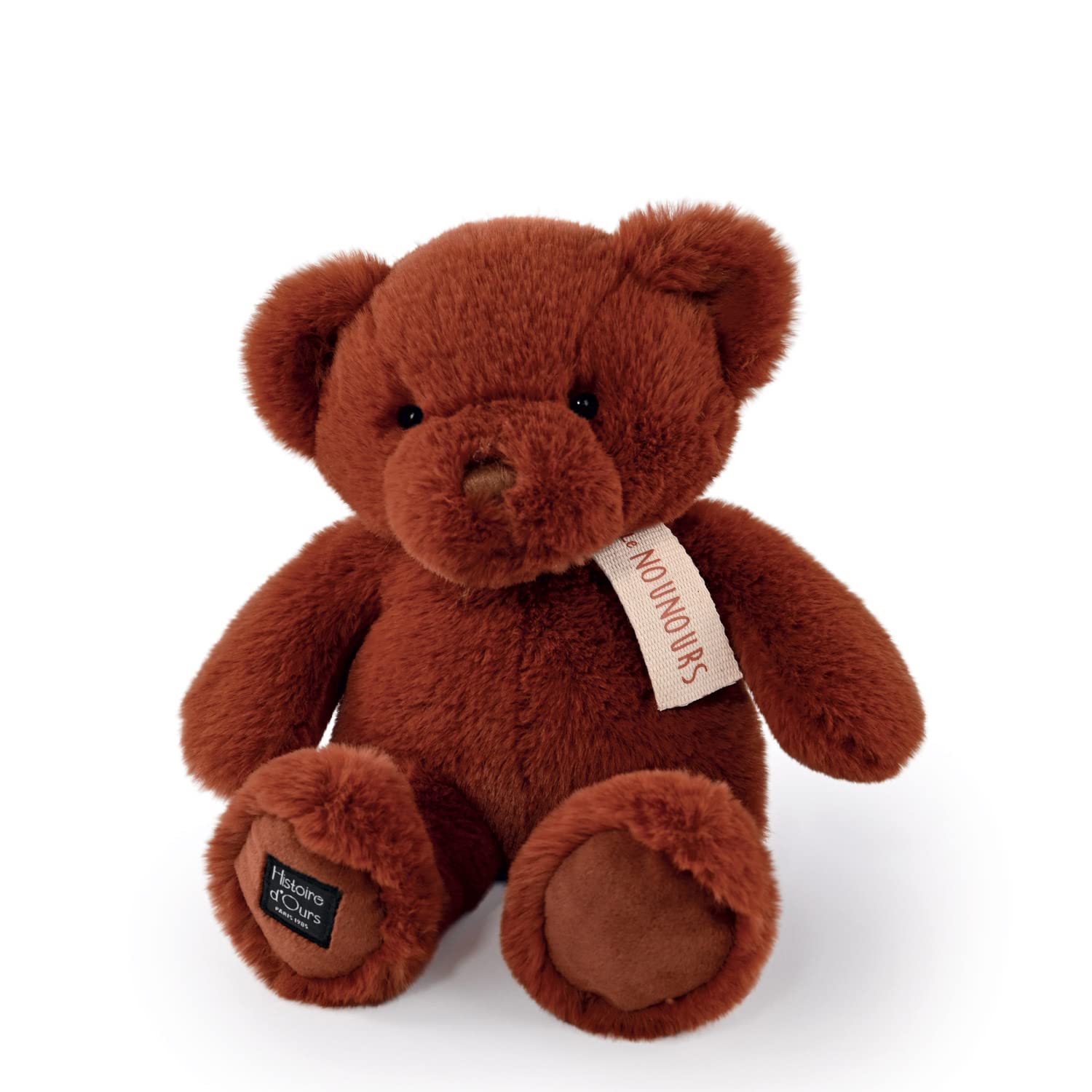 Histoire d'ours - Le Teddy Bear, Cinnamon, 28 cm, Brown - 28 cm - Birth Gift - HO3235