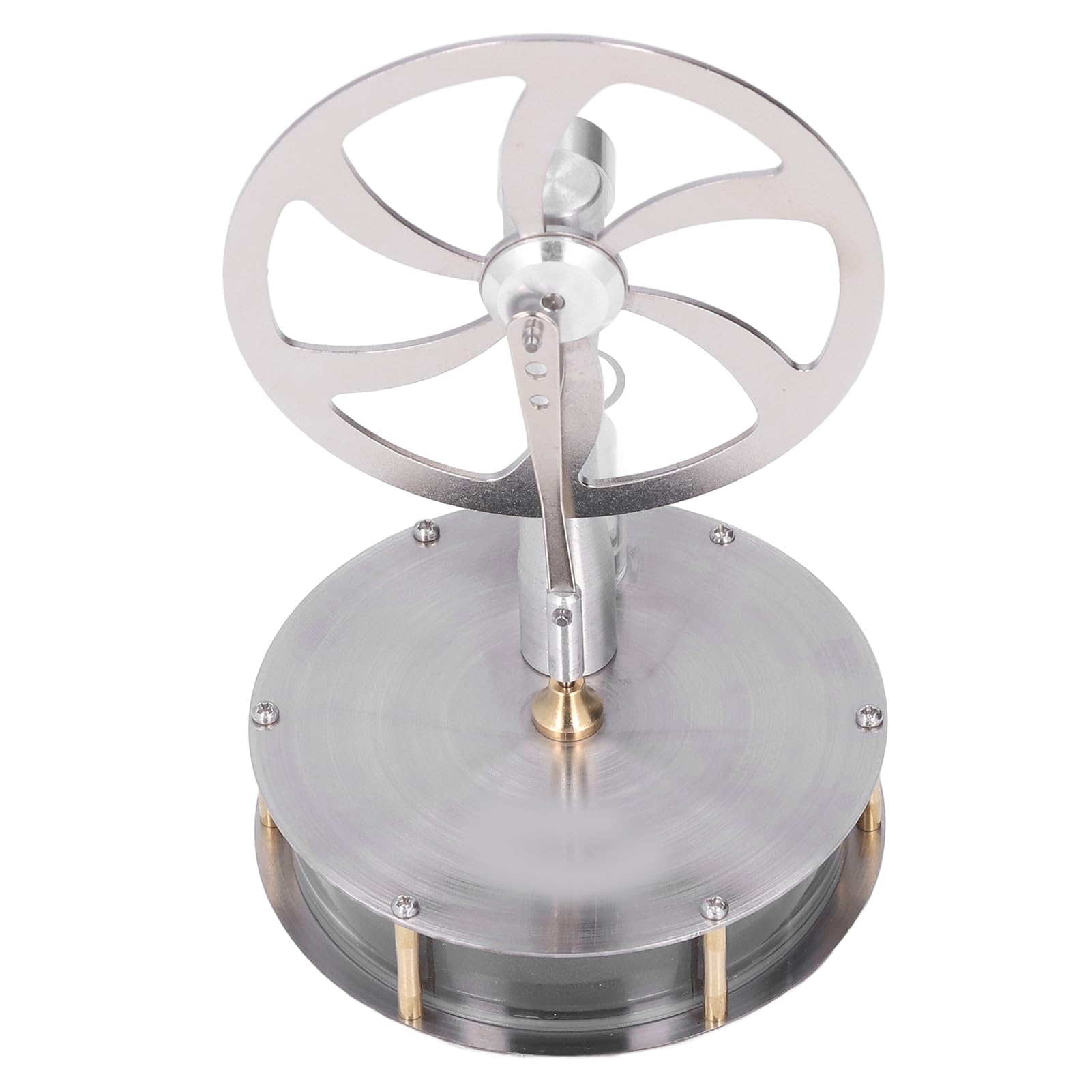 Yosoo Health Gear Stirlingmotor-Modell, Physikalisches Motormodell aus Edelstahl, 8,8 X 14,5 cm, Wiederholt Zerlegt, Visuelle Mechanische Demonstration, Lernspielzeug für über Jahre