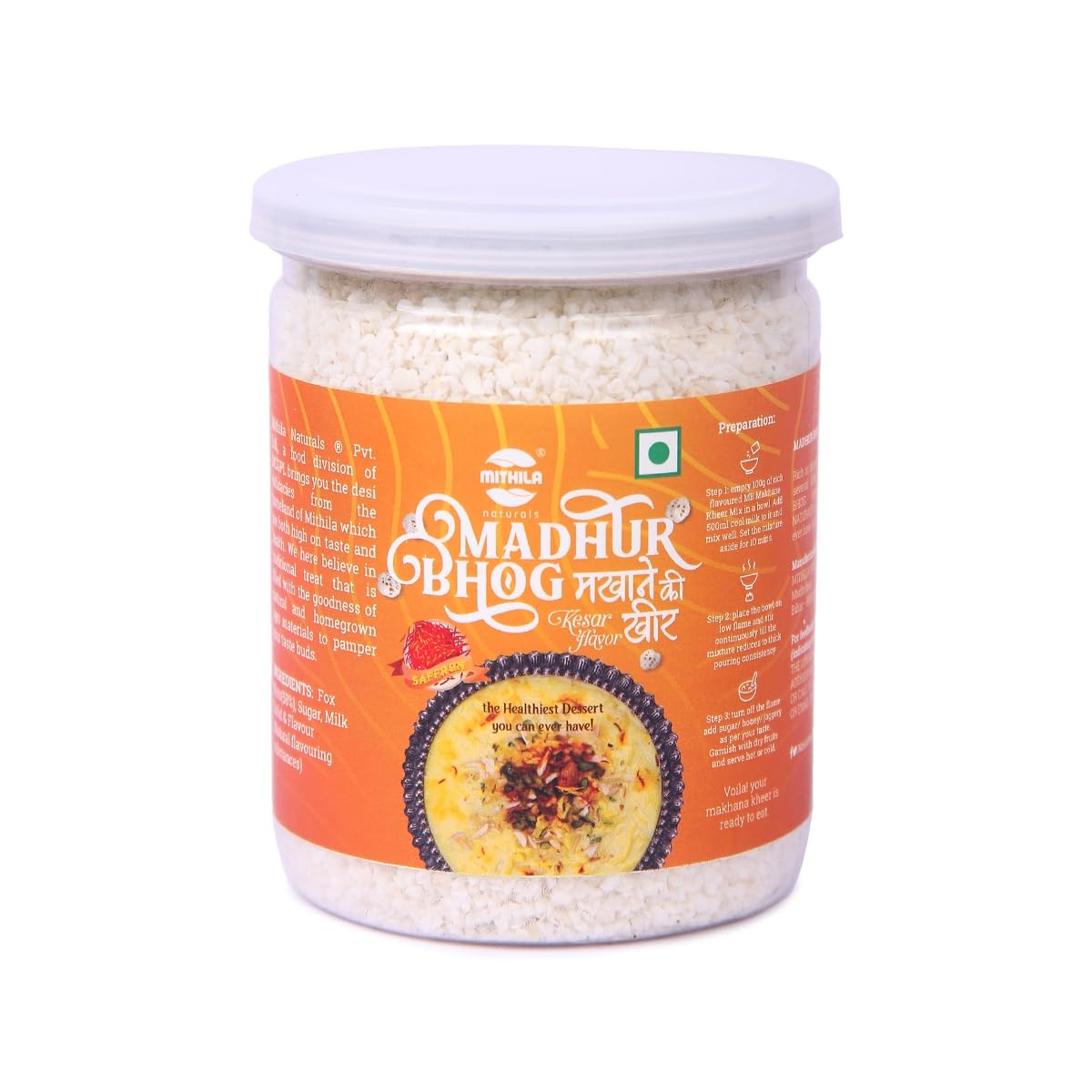Mithila Naturals Kesar Makhana Kheer | Madhur Bhog - 150 g