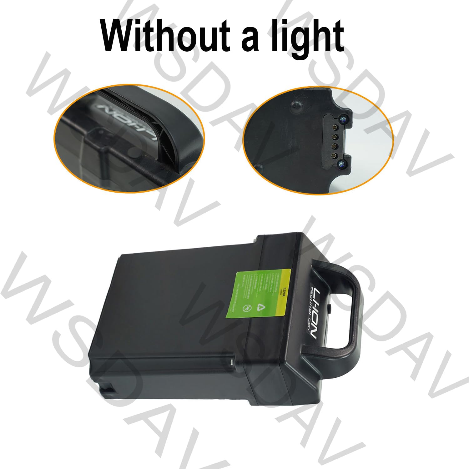 Batteria al Litio da 24 V 20 Ah per Carrello elevatore, Batteria elettrica da 24 Volt per transpallet Elettrico, Accessorio EPL1531/MT12,Without Lights