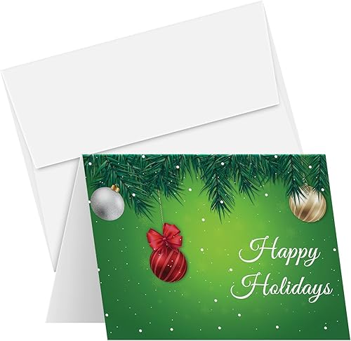 Tarjetas de felicitación y sobres de Feliz Festividad  Ideal para invitaciones de fiesta de Año Nuevo, negocios y corporativos, anuncios, tarjetas disponible en Yaxa Venezuela