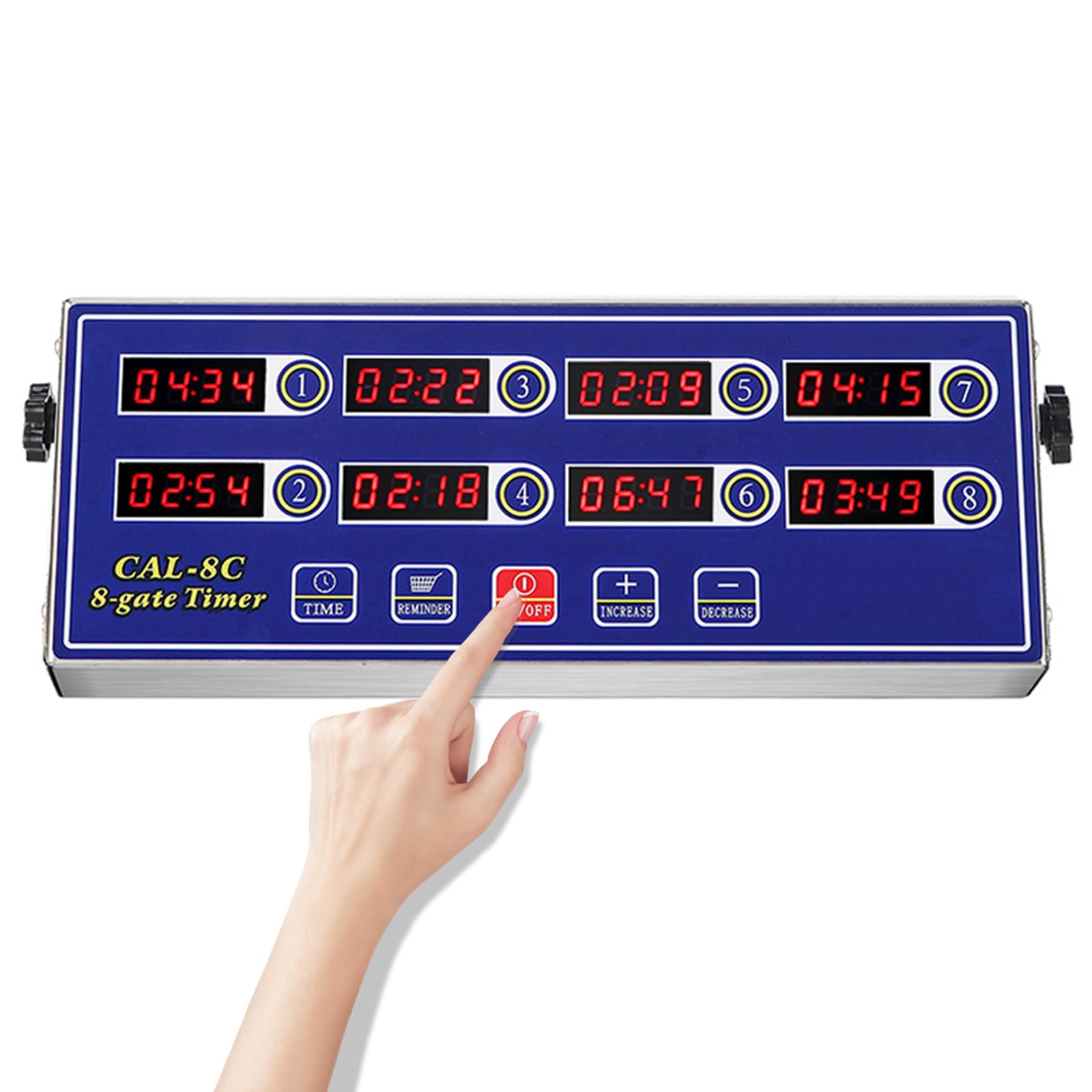 Timer da cucina commerciale a 8 canali con allarme forte e pannello intelligente per friggitrice da ristorante cottura cottura programmabile in acciaio inossidabile allarme forte