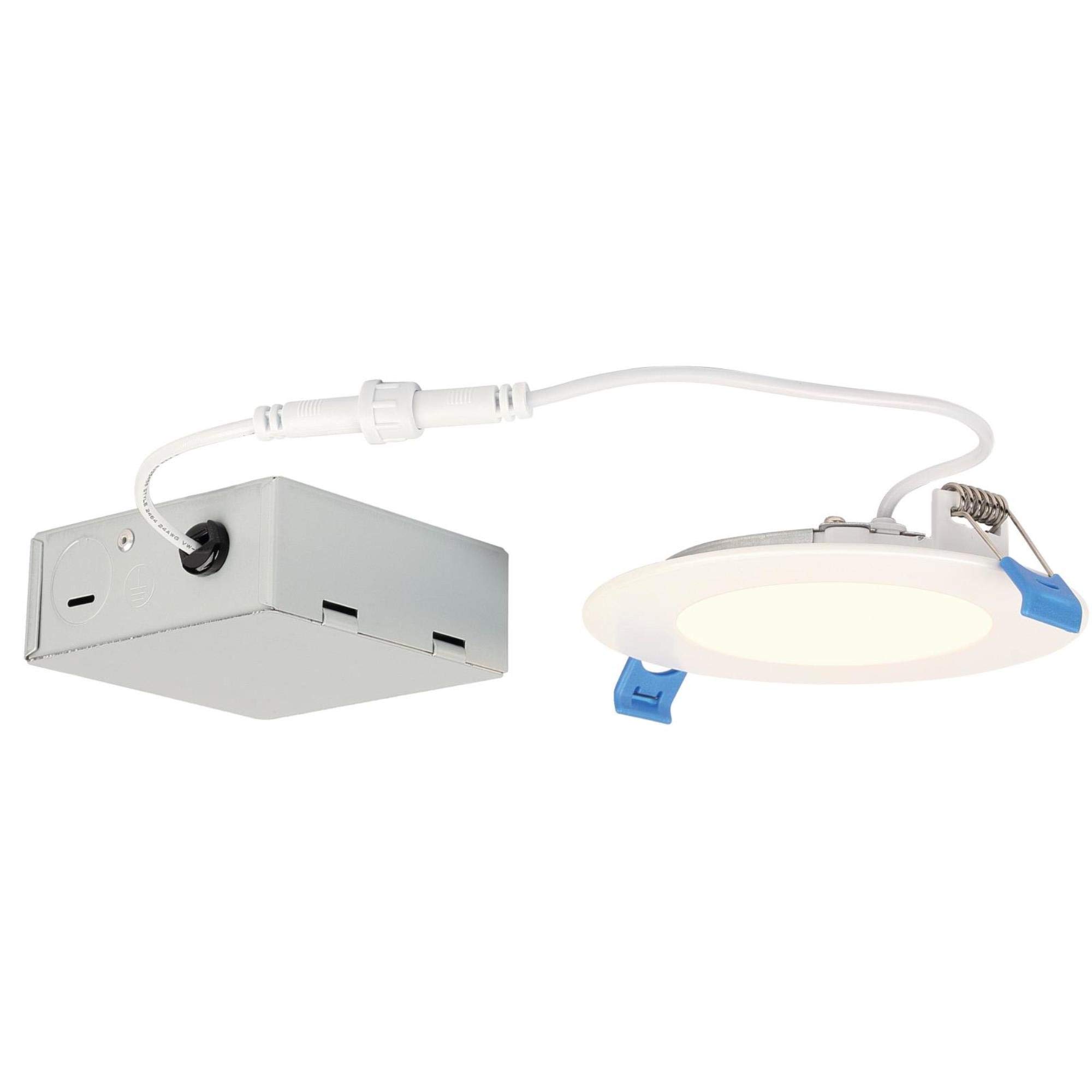 Westinghouse Lighting 5095100 65 Watt Equivalent 4-Inch Dimmable LED Recessed Downlight, White-picture-18