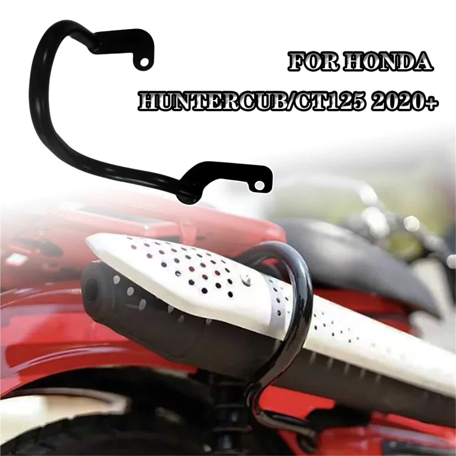 Pasuje do Honda CT125 Hunter Cub 2020-2023, rura wydechowa, tłumik, rama owiewki, zderzak Osłona termiczna