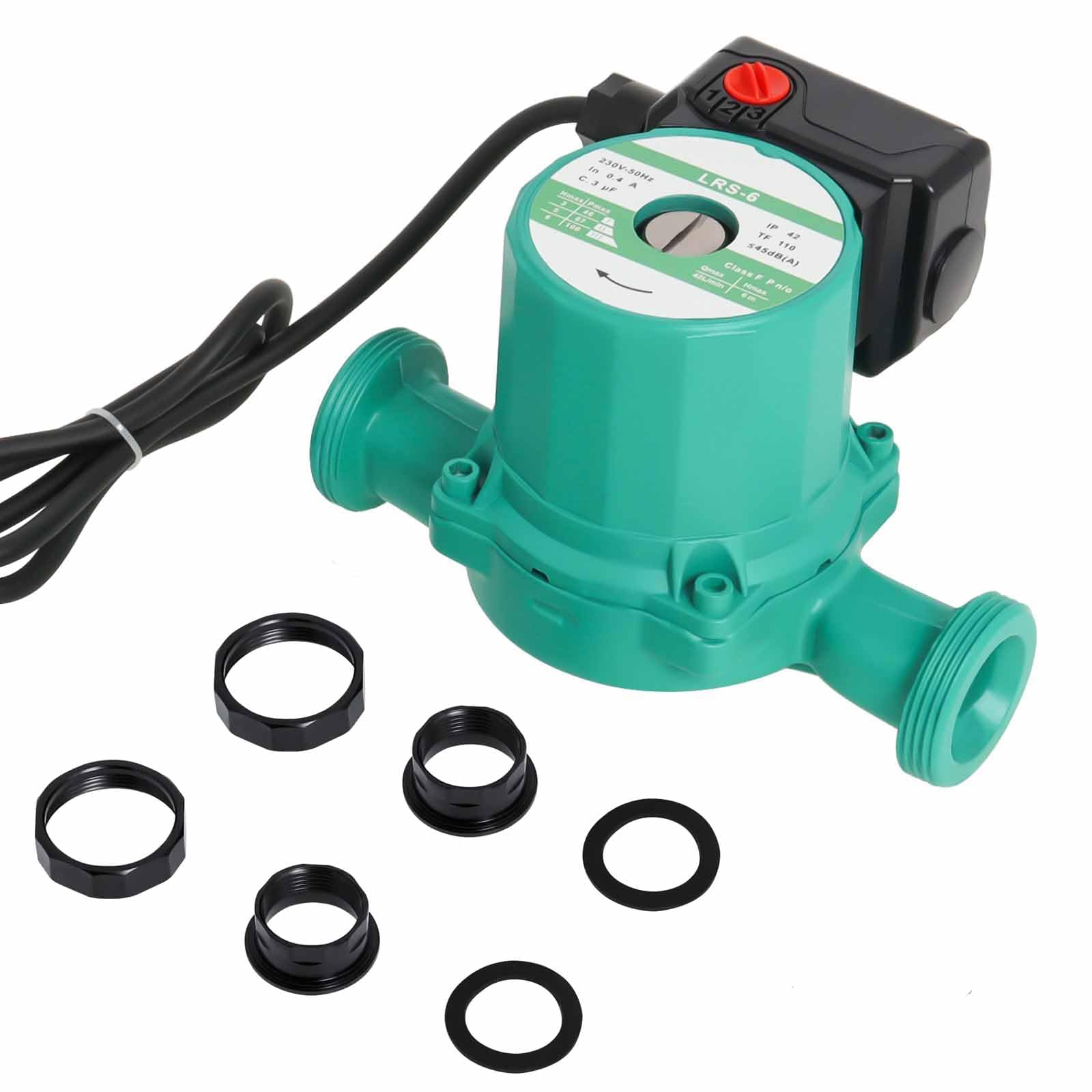 Bomba de Circulación para Agua Caliente, Bomba de Calefacción de Caldera 25-60/180 mm por Poweka