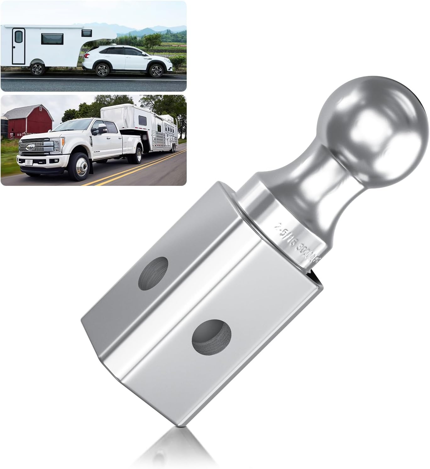 GNXA2000 Gooseneck Ball, 25/16'' Gooseneck Hitch Ball