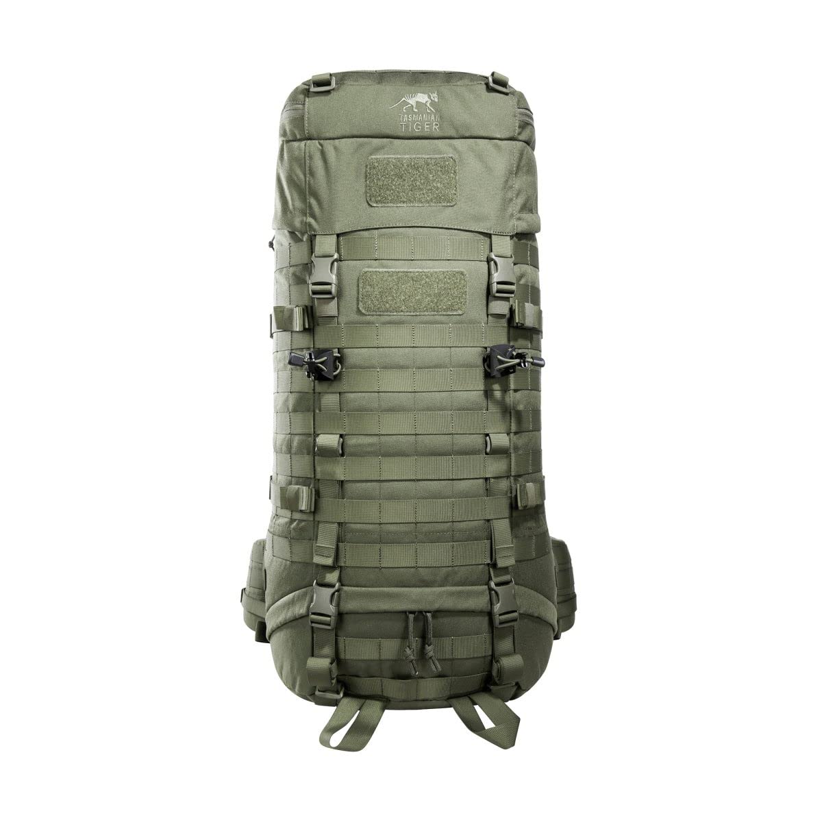 Tasmanian Tiger TT Base Pack 52 Sac à dos modulaire extensible Volume 52 l à 65 l Sac à dos de trekking avec système Molle et ceinture ventrale amovible