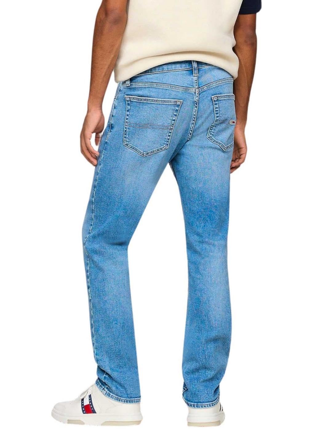 Tommy Jeans Vaqueros Hombre Scanton Slim Fit, Azul (Denim Medium), 32W/32L
