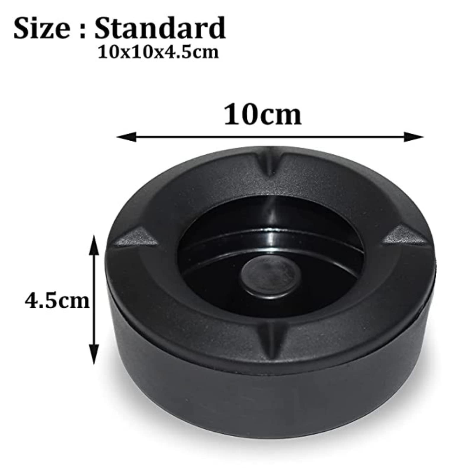 SBA PRIME Car Ashtray with Lid Portable Cigarette Ashtray Holder for Car Home Office and Bar Black 2
