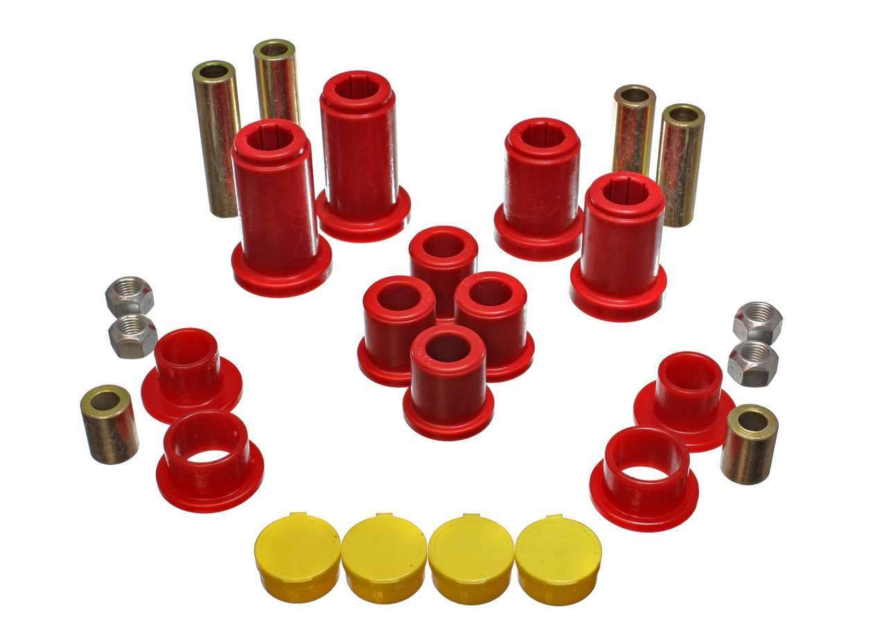 Energy Suspension 3.3190R Front Control Arm Bushing Set for Silverado/K1500 4WD