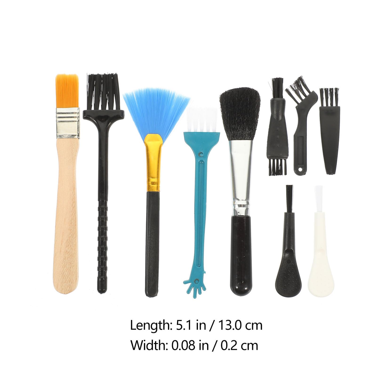 Mikikit Electronics Cleaning Brush Computer Brush Suitable for Mobile Phone Keyboard Motherboard