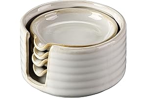 Ceramic Spoon Rest Set for Kitchen Basics (4 Piece Ceart)
