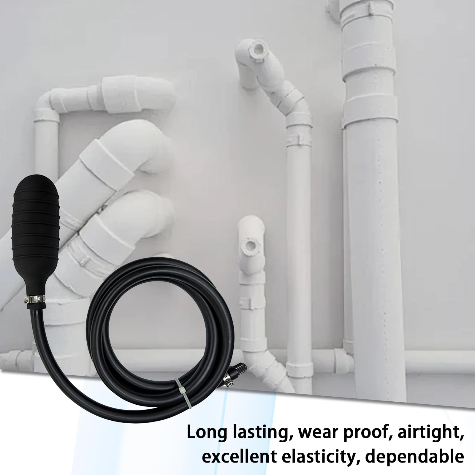 BRGD Tubazione Gonfiabile in PVC, 150mm Tappo per Tubo Gonfiabile Portatile per Condotte Fognarie, Sistemi di Drenaggio e Test di Intasamento Idrico