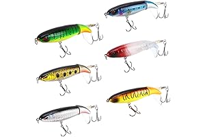 6PCS Wopper Plopper Fishing Lures