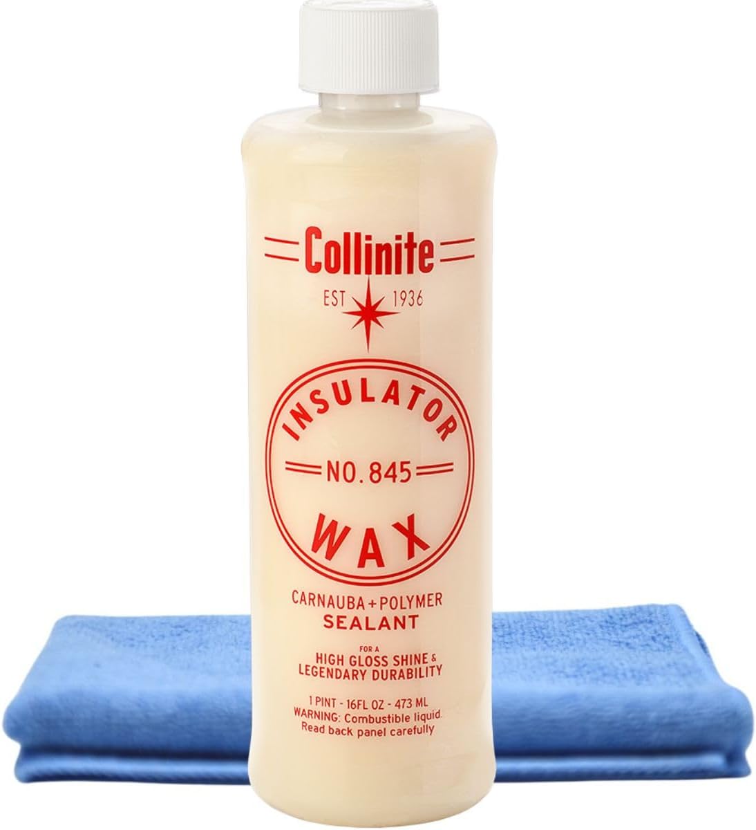 Collinite No. 845 Insulator Wax & Towel Combo Automotive