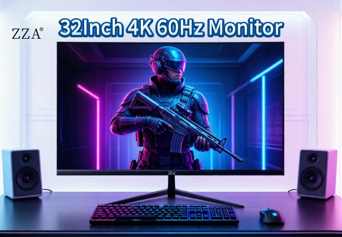 Amazon.com: ZZA 32 Inch 4K UHD Curved Monitor (3840x2160), VA,60Hz