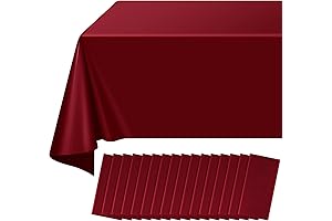 Burgundy Plastic Tablecloth: A Touch of Elegance for Your Celebrations