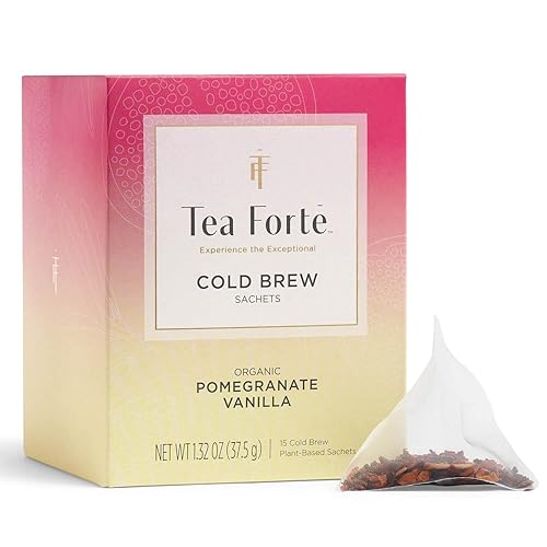 Tea Forte Infusor de té helado de vainilla y granada Cold Brew