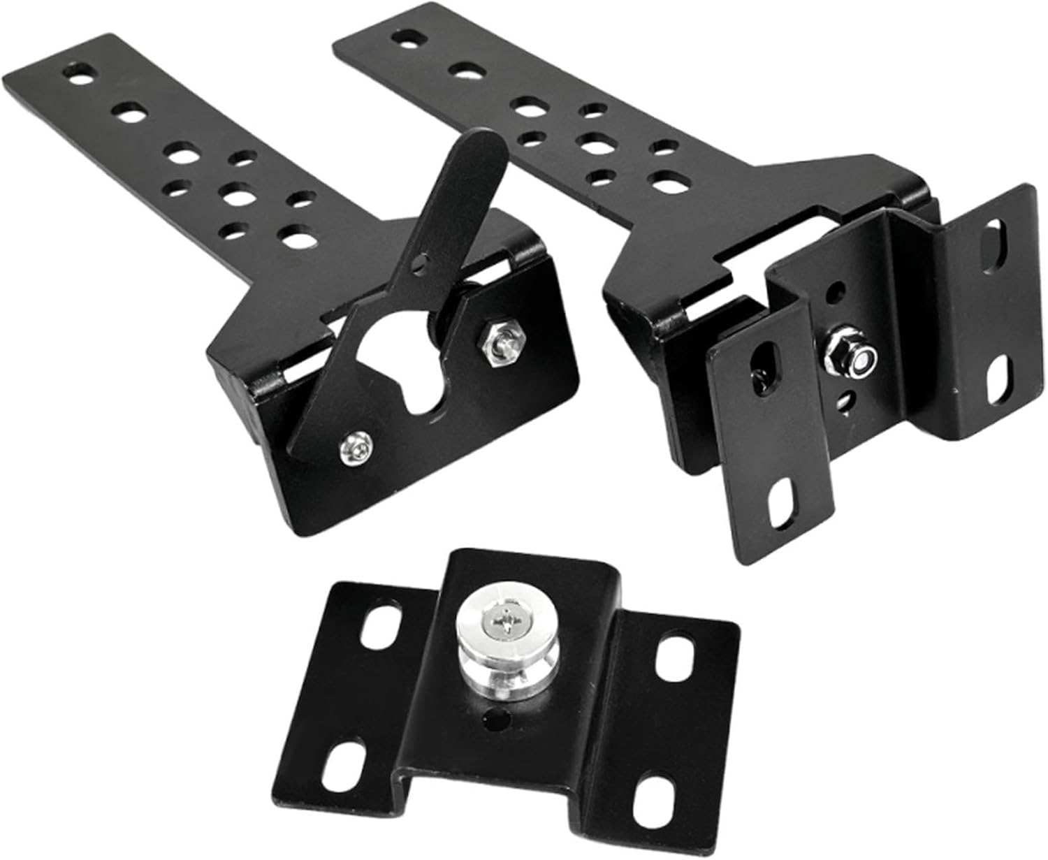 2 Pieces Awning Bracket Car Canopy Support Heavy Duty Stainless Steel Quick Release Tent Mounting Clamp Fastener Set Outdoor Canopy Fixing, Style A