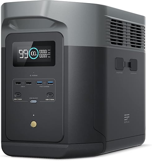 EF ECOFLOW Estação de Energia Portátil DELTA 2 Max, 2048...