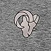 Antigua Men's Heather Black Los Angeles Rams Par 3 Polo