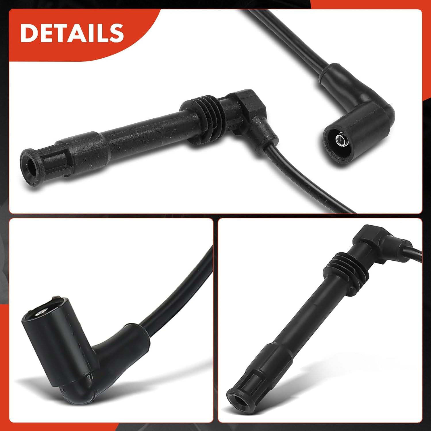 A-Premium 1 Ignition Coils with 6 Wire Compatible with Volkswagen Passat 1998-2005 & Audi A4/A4 Quattro 1998-2001, A6 1999-2001, A6 Quattro 1998-2001, 2.8L