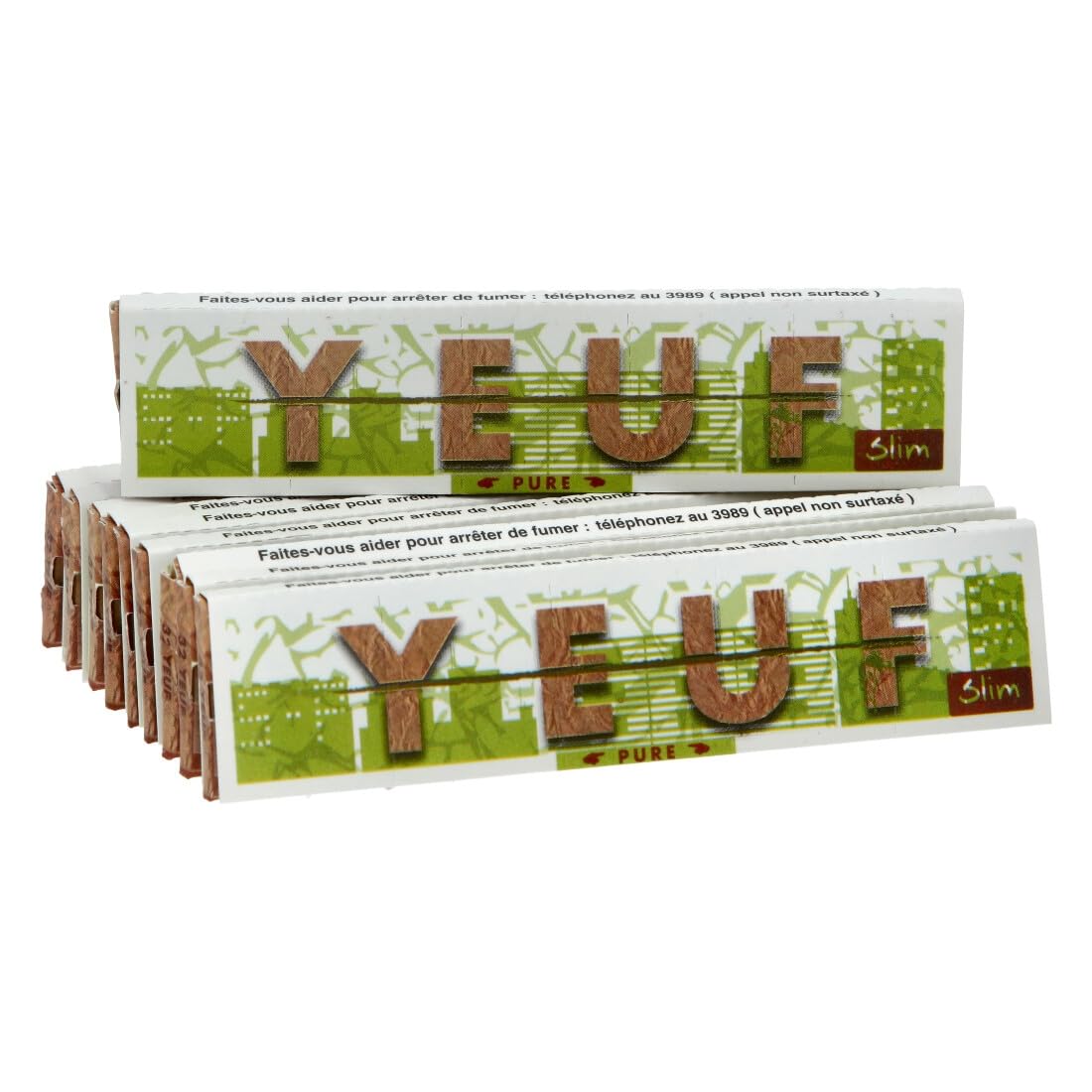 FEUILLES A ROULER SLIM YEUF PURE - BOITE DE 50 PAQUETS
