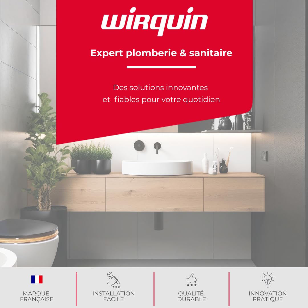 Wirquin SP9260S Valvola per vasca da bagno in acciaio inox Quick-Clac