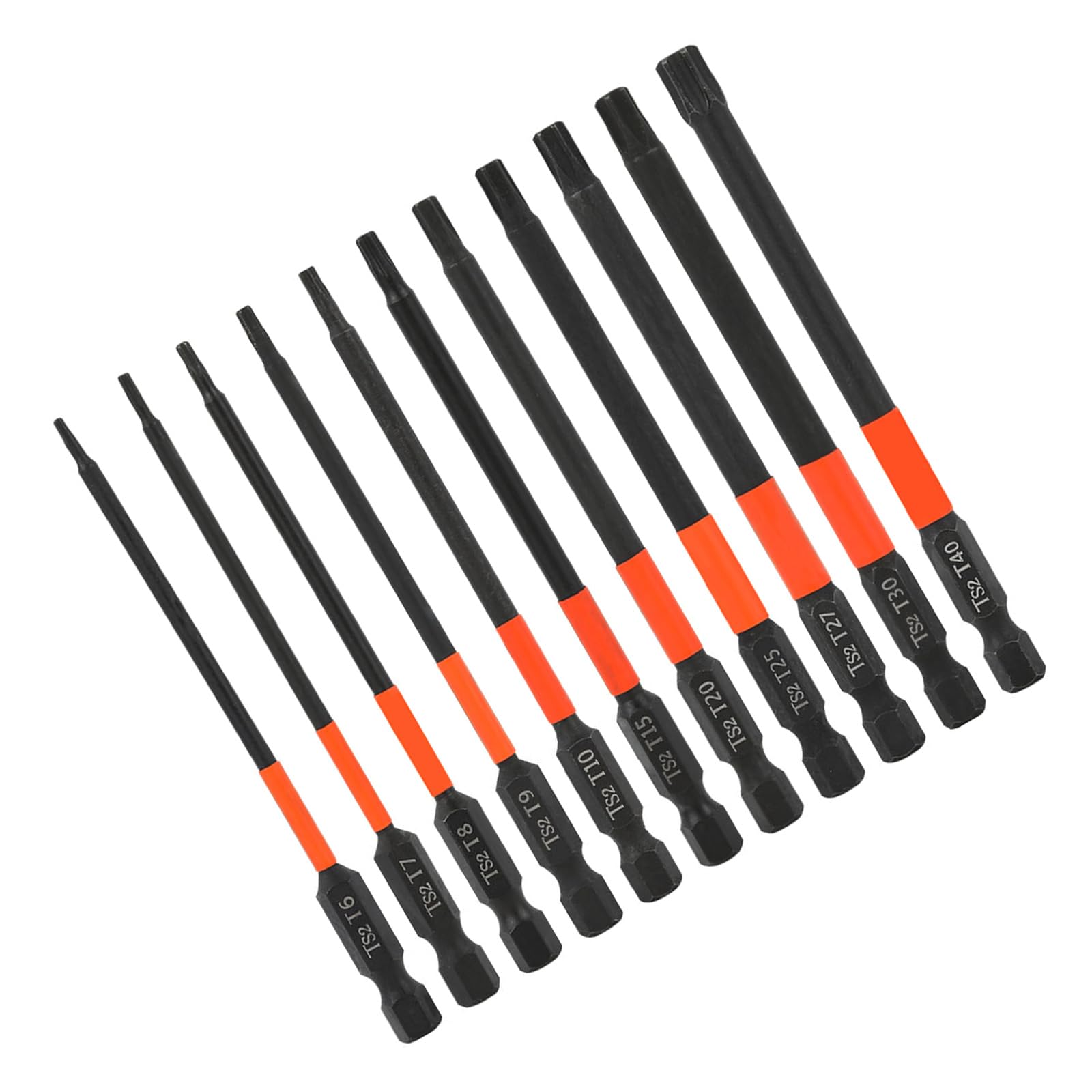 11Pieces 100mm Hexes Bit Set Alloy Steel Precisions Tip for Fastening and Woodworking, Hexes Screwdriver Set Screwdriver Bits