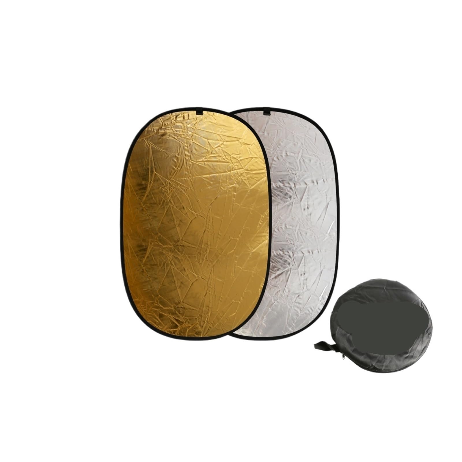 Reflector de luz, Reflector de fotografía portátil Plegable luz Suave Multicolor 5 en 1 2 en 1 60X90CM 90X120CM(90X120CM-G-W)