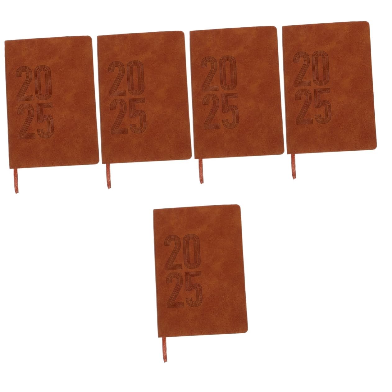 5 Pezzi Notepad Planner Annuale Formato Taccuino Leggero e Portatile per Ufficio e Casa Organizzatore Mensile e Giornaliero per Studenti e Professionisti