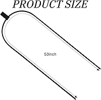 Vista 2 de 2 cuerdas elásticas de repuesto para wakeboard con lengüeta de tracción, cuerda elástica negra de choque, Wakeboard, piezas de estante de torre