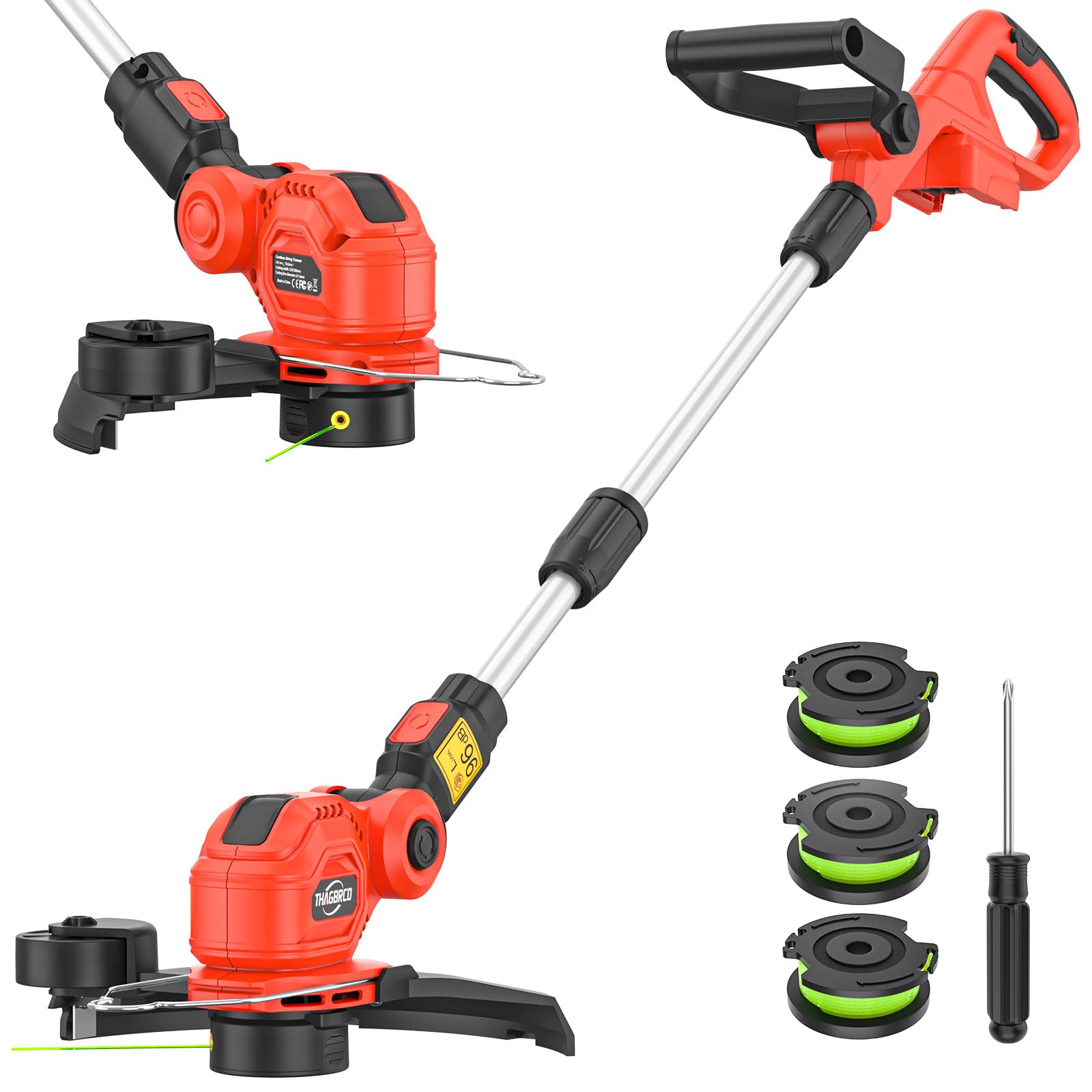 Débroussailleuse sans fil pour batterie Milwaukee 18 V avec coupe-bordure de 25 cm