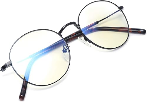 ZÉRO D Lente limpia redonda con bloqueo de luz azul gafas para juegos de computadoraTVteléfonos antifatiga ocular para hombres mujeres 1903