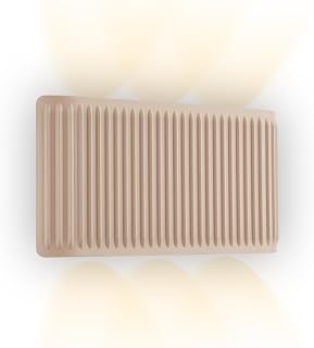 BRILONER - Akku Wandleuchte innen mit Touch, Dimmbar, Warmweißes Licht, Up-/Downlight, 6 Linsen, Wandleuchte ohne Stromanschluss, LED Wandlampe Akku, Wohnzimmerlampe, 17,5x9x4,5 cm, Beige