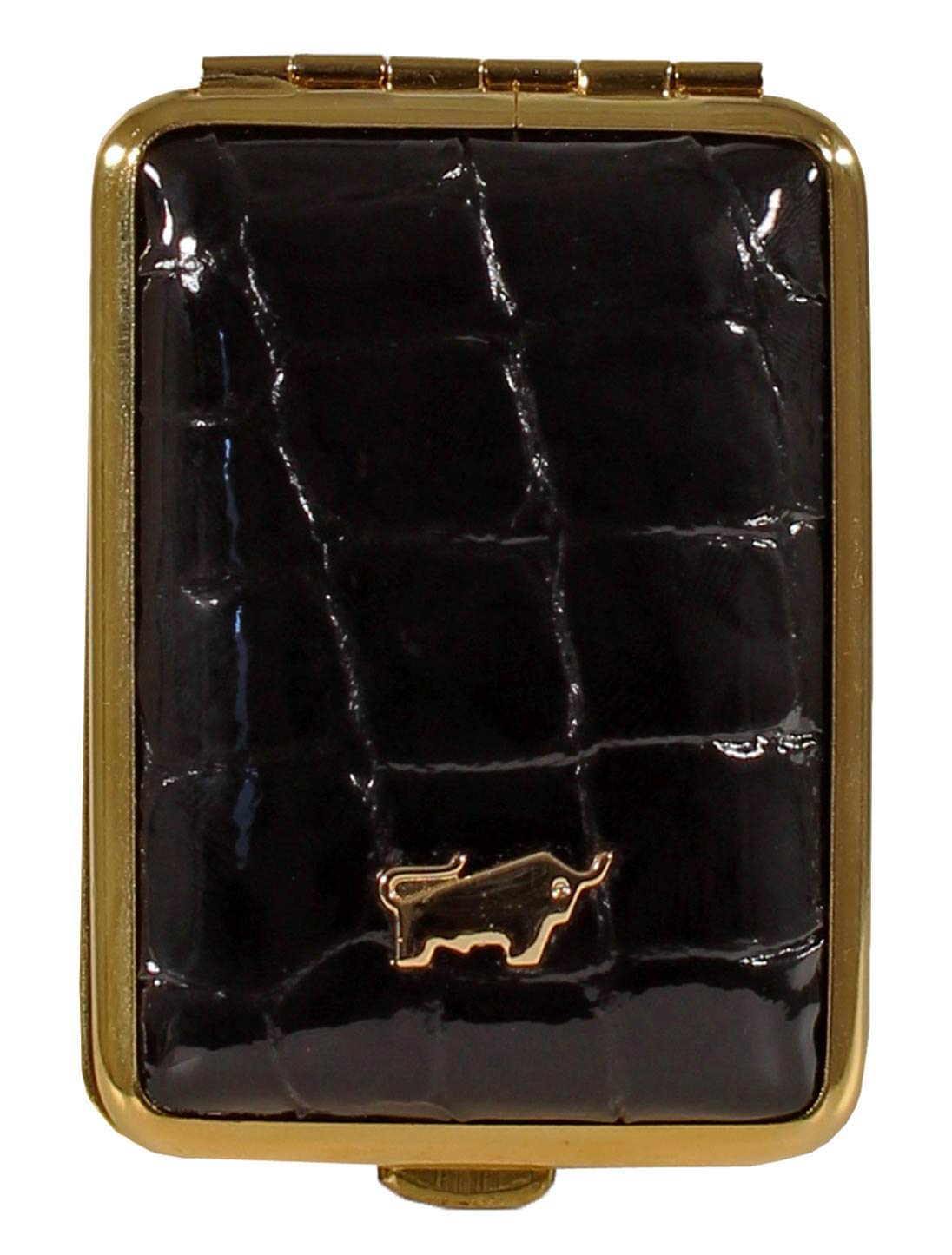 braun buffel cigarette case AREZZO key tobacco For regular 85mm Cigarettes with filter resp Versace cigarette case black leather