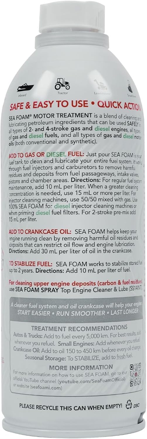 Sea Foam Motor Tune - Up SF16 For Petrol and Diesel Engines (2) — view 2