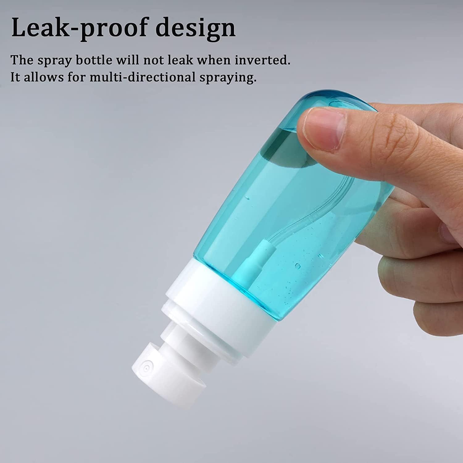 Cazuela Spray Bottles Hair Mist Bottle Small 100ml Empty Mini Travel Size Spray Bottle Fine Mist Hairspray Bottle for Essential Oils Refillable Travel Containers for Cosmetic, Perfume (2) 1
