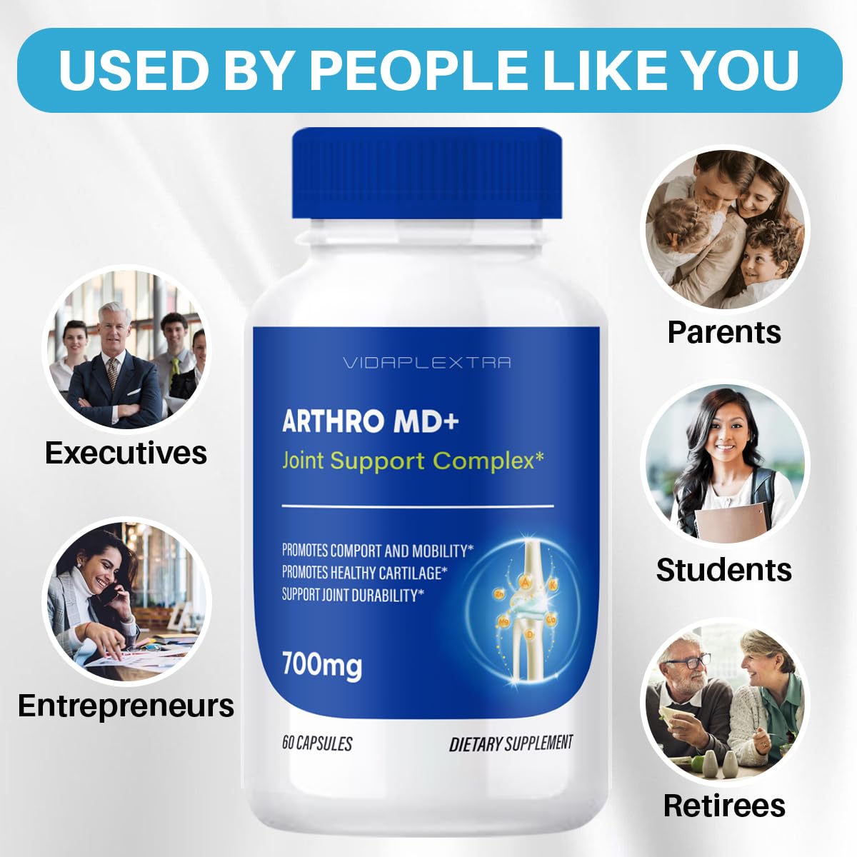 Arthro MD Capsules - Arthro MD+ Complex Capsules (Single, 60 Capsules)