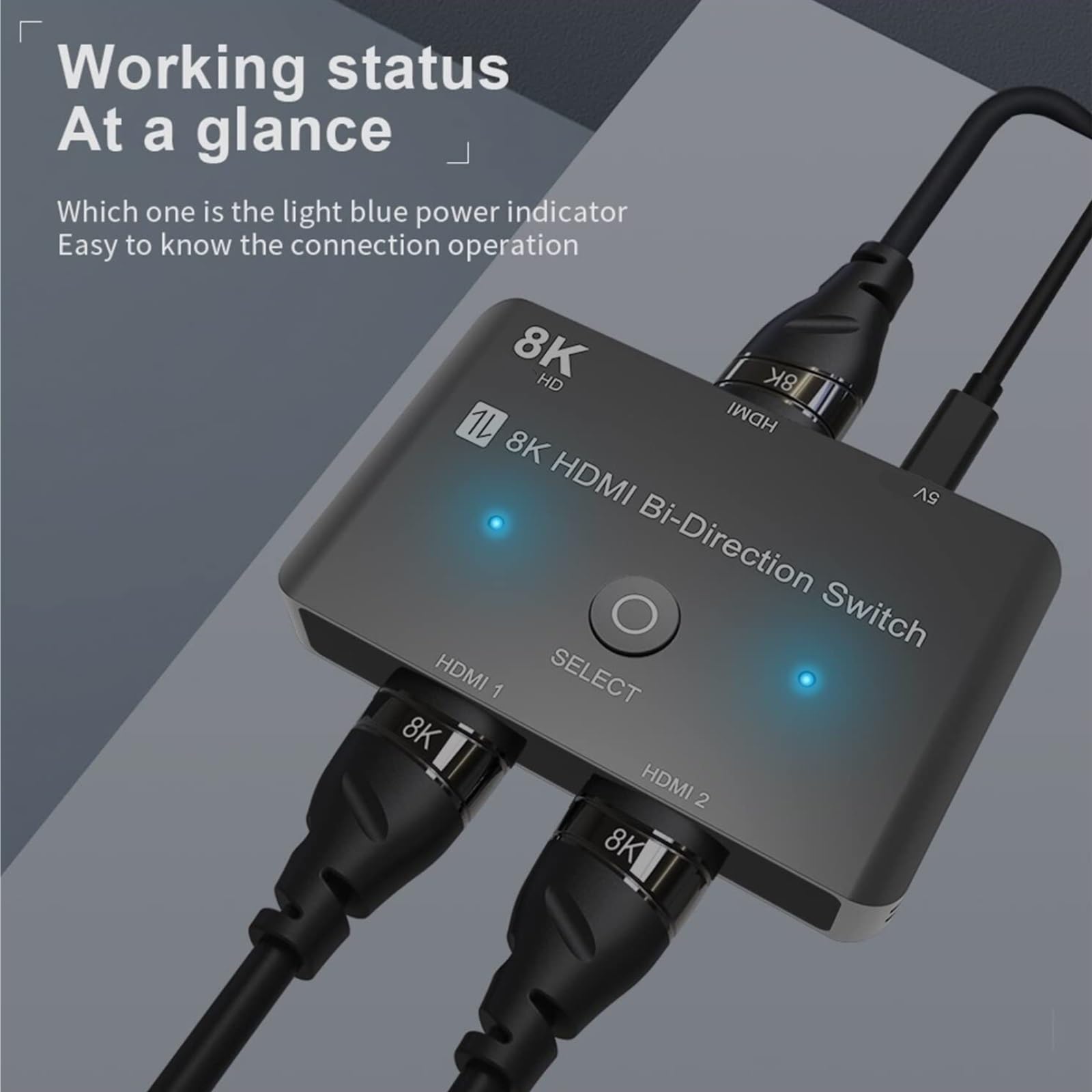 Stacja ładująca USB, Rozdzielacz DP Na HDMI/DP 1 Do 2 | 8K HD, Rozszerzony Wyświetlacz Wideo