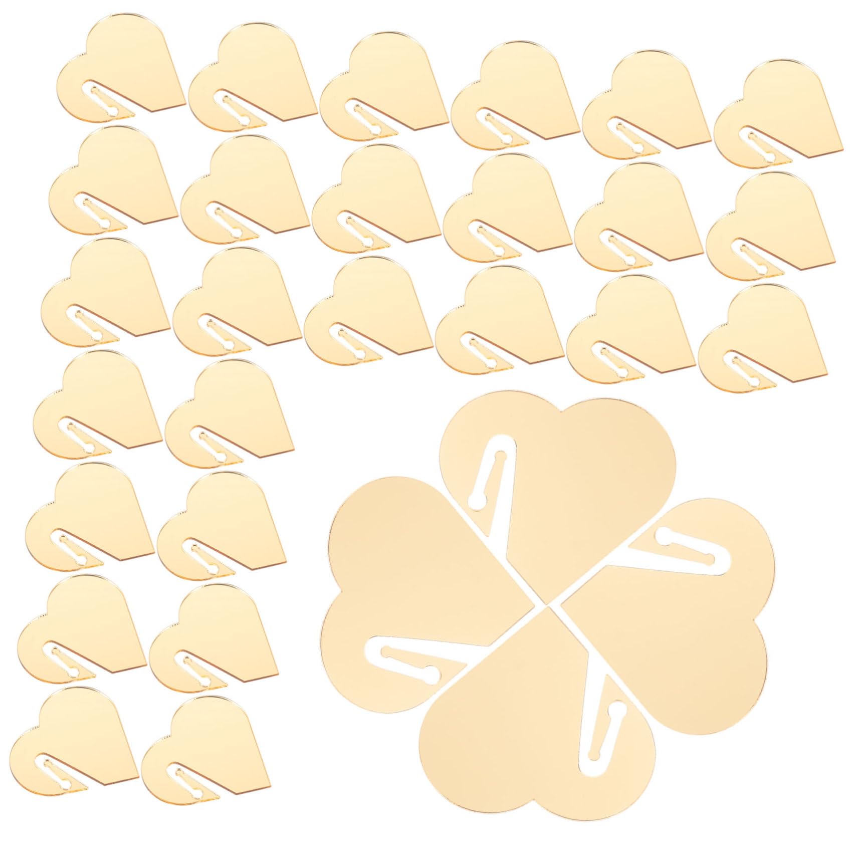 AUTSUPPL 50Pcs Heart Shaped Reusable Cup Markers for Parties Portable Drink Tags for Wine Glasses Wear Resistant DIY Drink Identifiers for Events and Gatherings