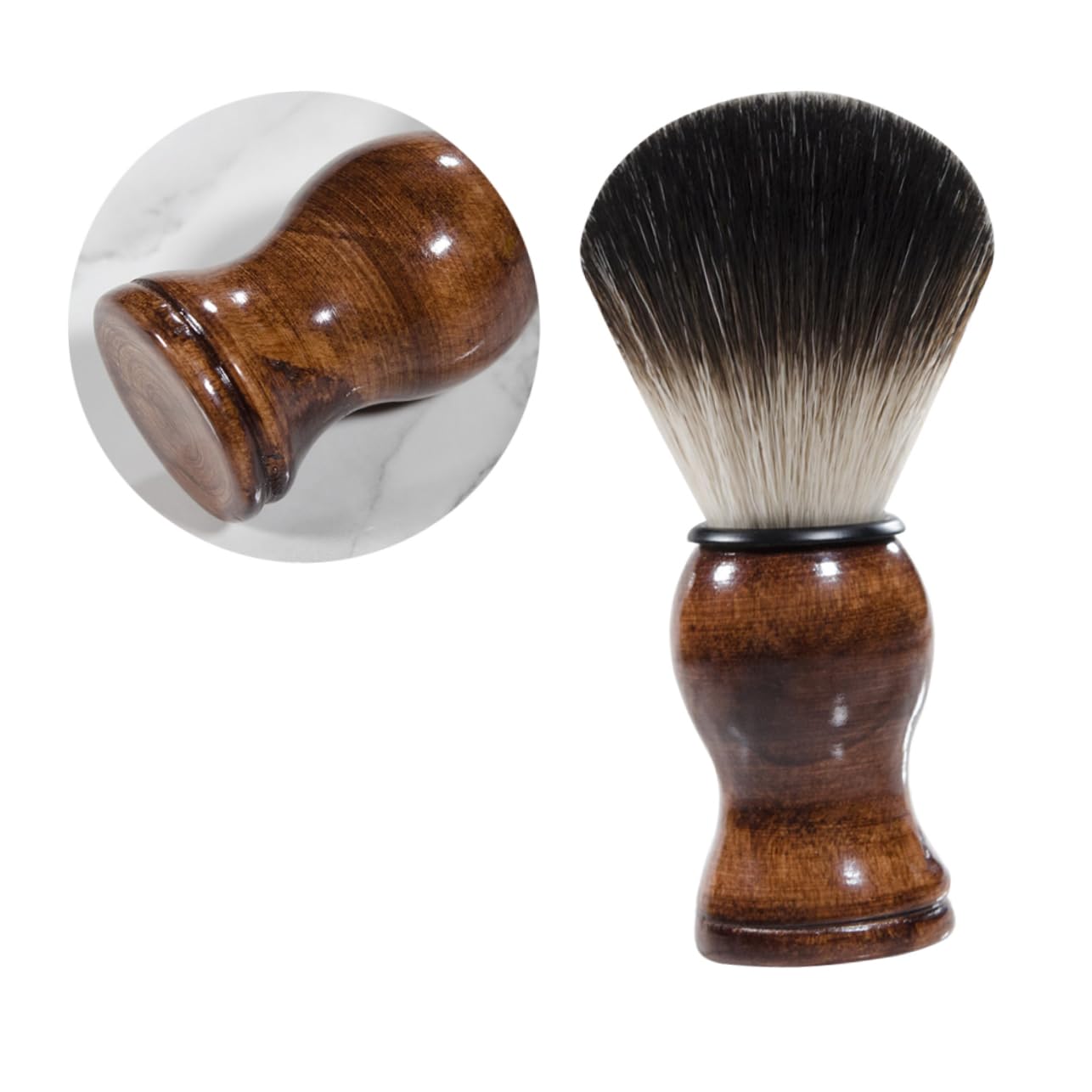 BELLIFFY Beard Brush for Men Styling Beard Shaving Brush Portable Beard Cleaning Brush Gentle Facial Brush Soft
