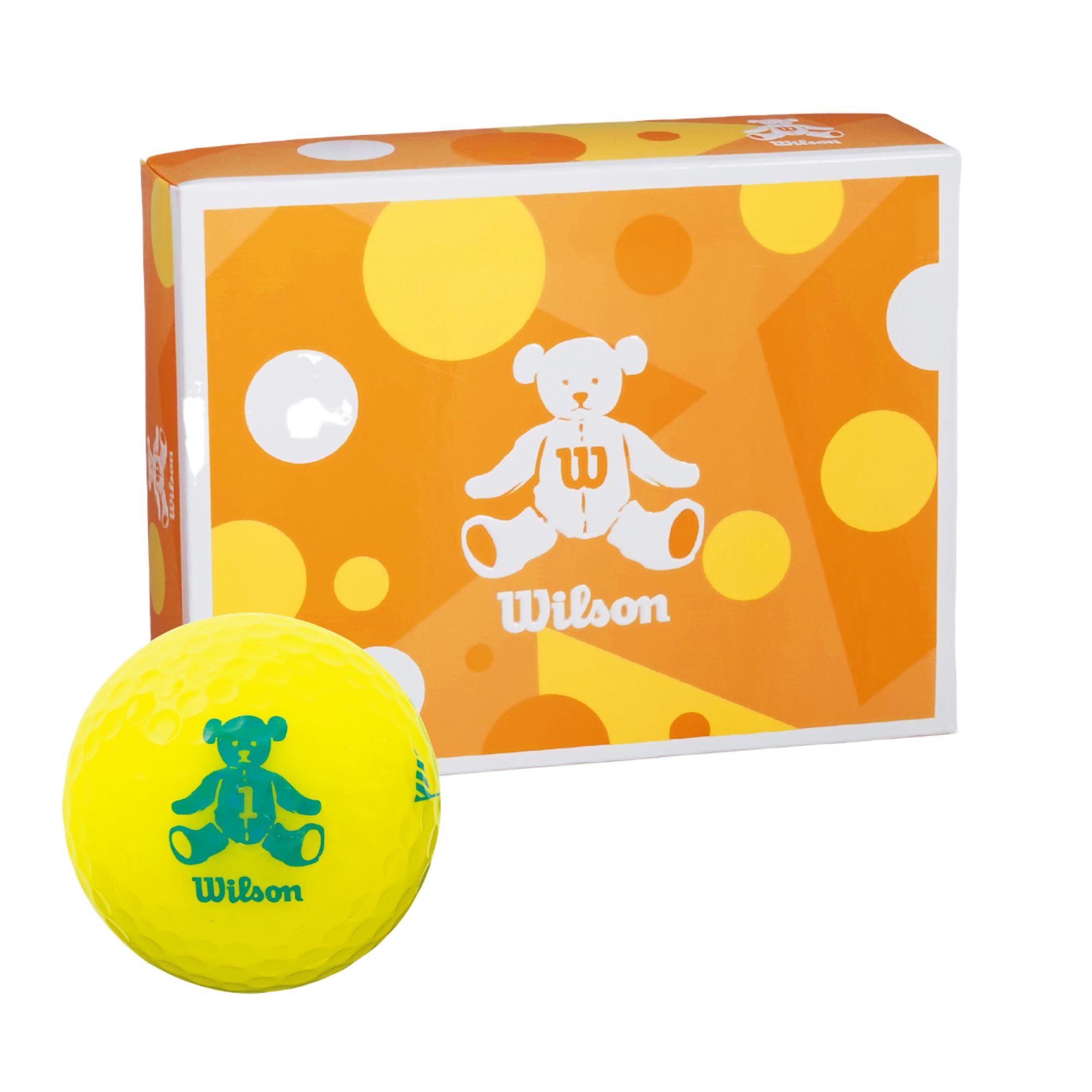 Wilson BEAR4 Golfbälle, 12 Stück