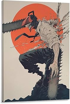 Amazon.co.jp: チェンソーマン 人気 漫画 アニメ ポスター (46) 絵画