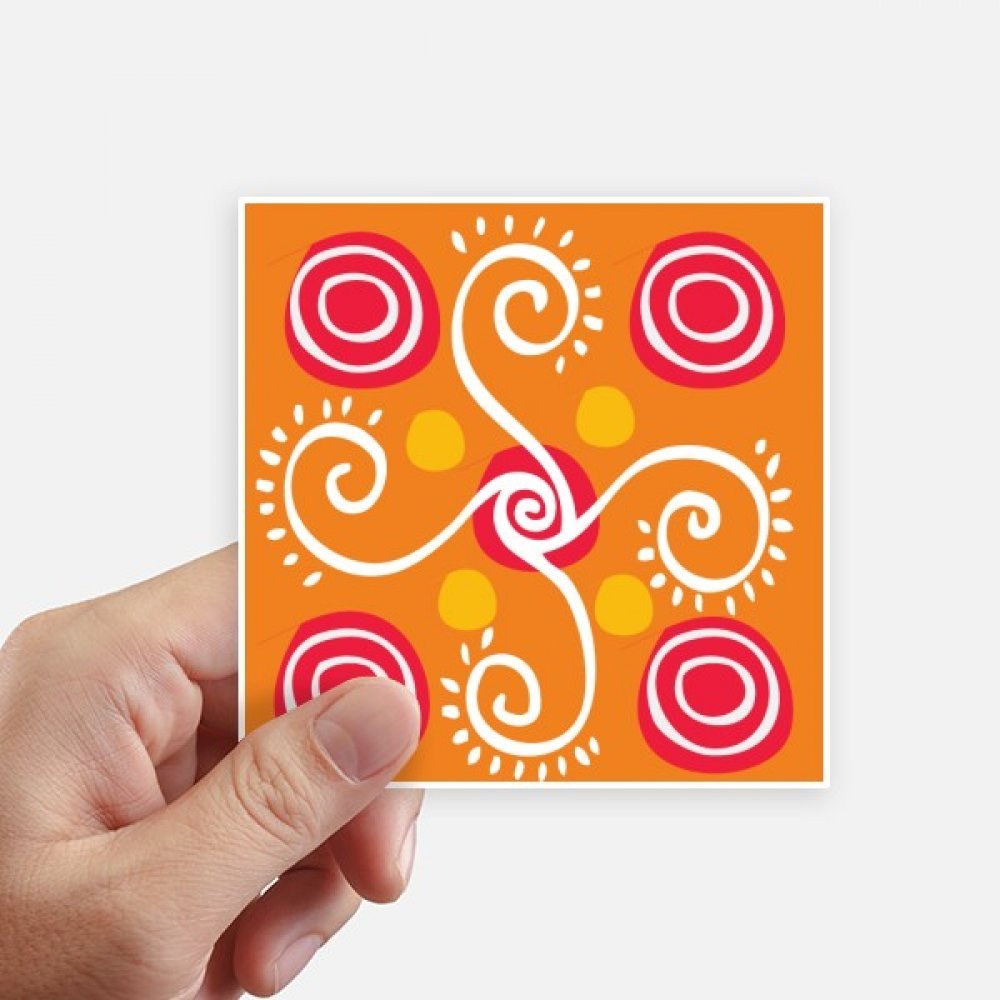 Autocollants Totems Mexique DIYthinker 8Pcs 10cm x 10cm