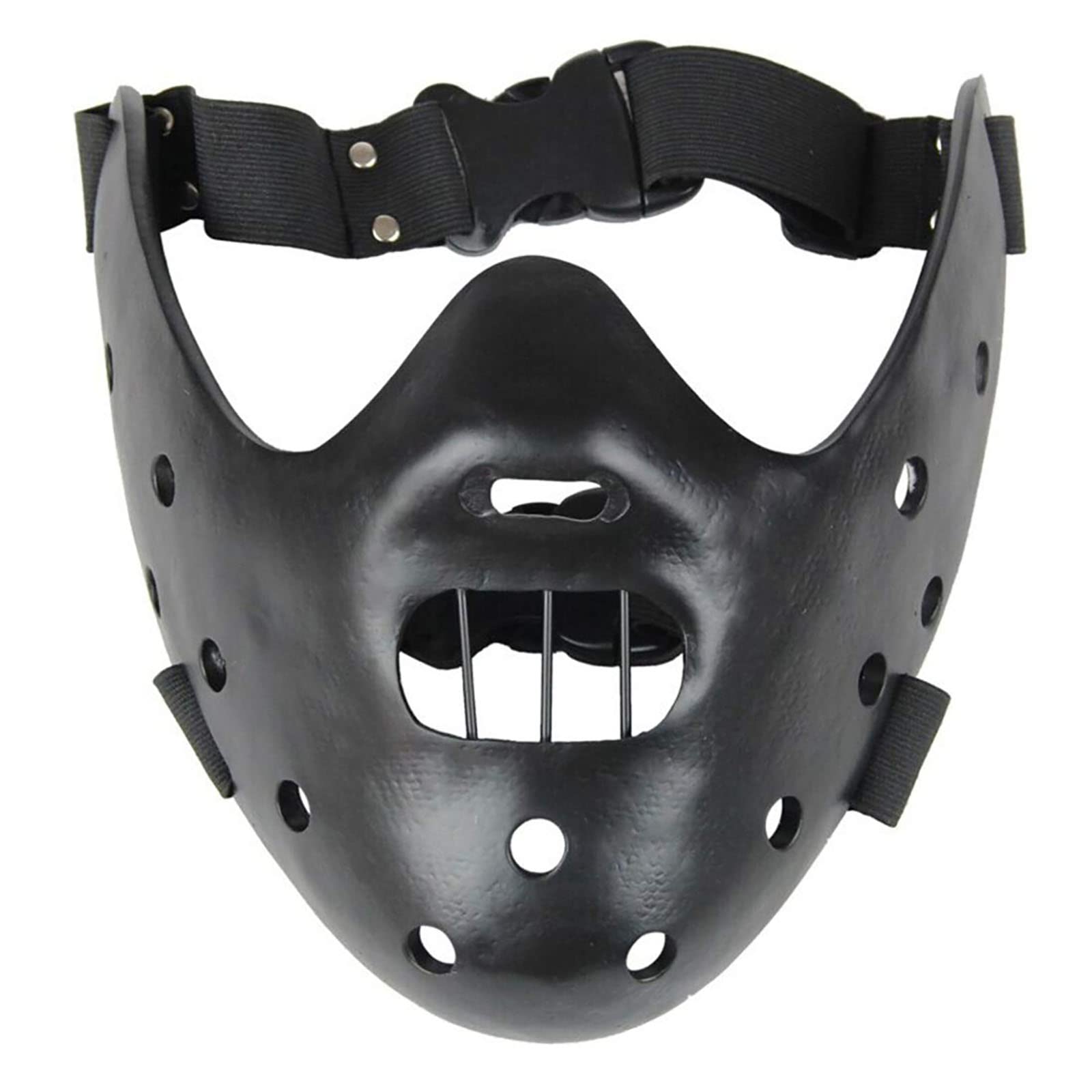 nezababy Hannibal Lecter Mask Cosplay The Silence of The Lambs Half Face Killer Prop Resin