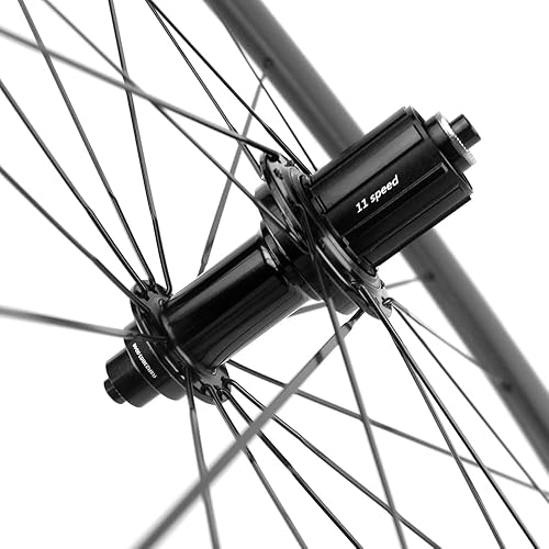 Miniatura 8 de Superteam Clincher de rueda de bicicleta 700C - Juego de ruedas de carbono 38506088 UD mate, 25 ancho