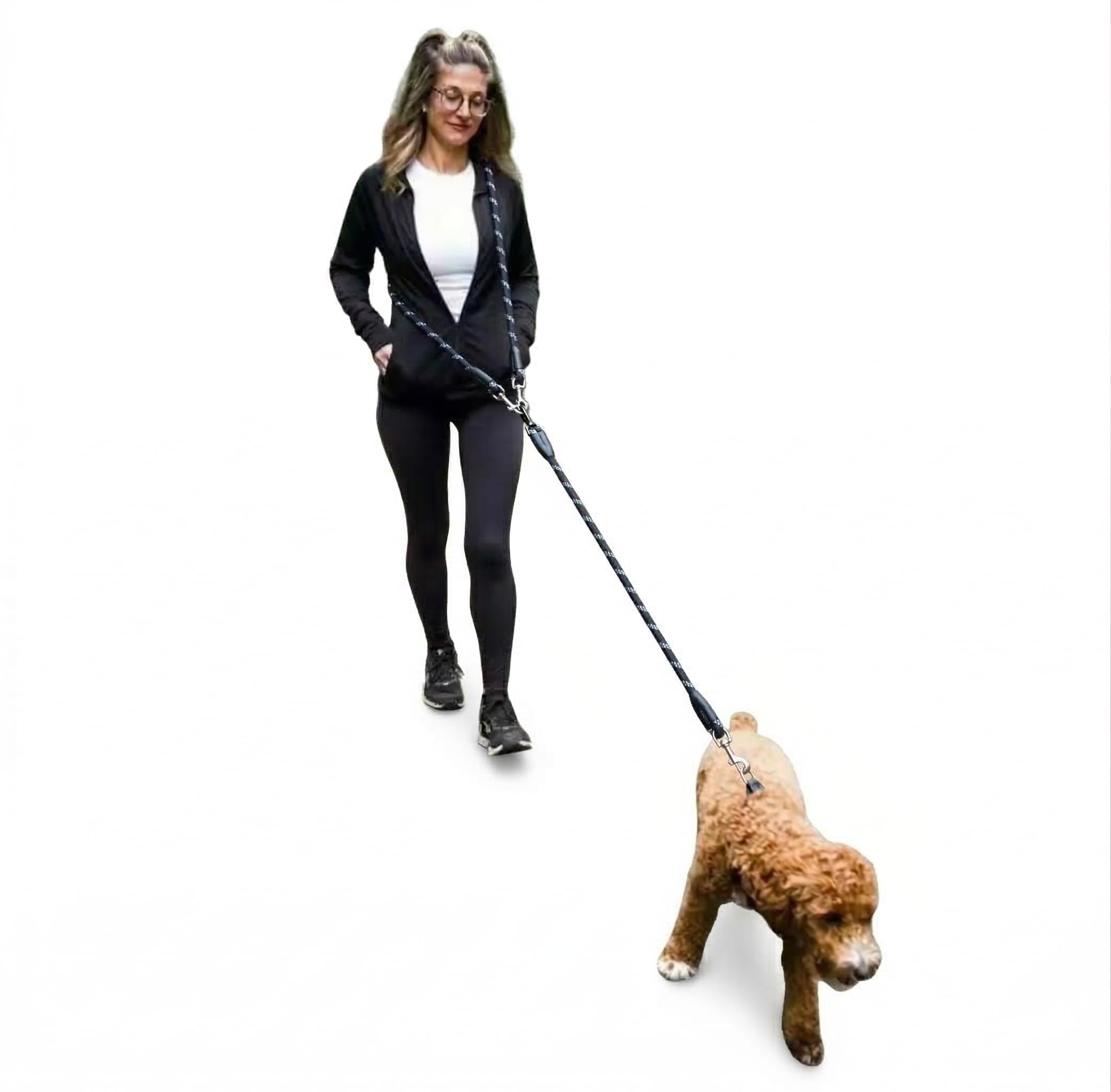 Amazon | 【手ぶらで散歩】 S.L.G 犬 リード 肩掛け ショルダー ハンズ